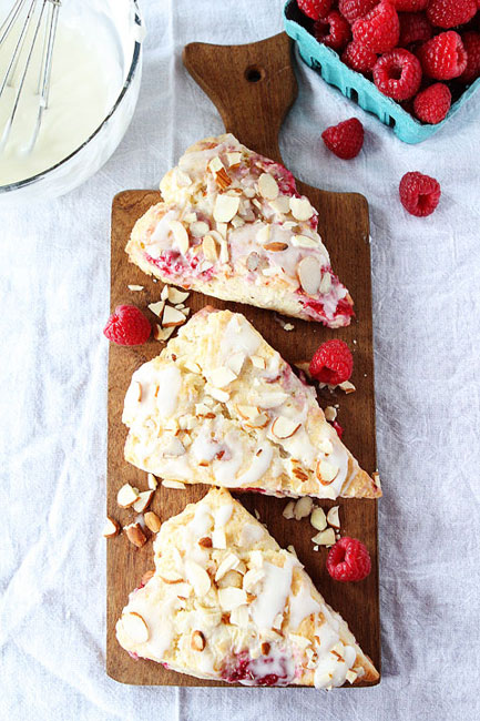  Raspberry Almond Scones
