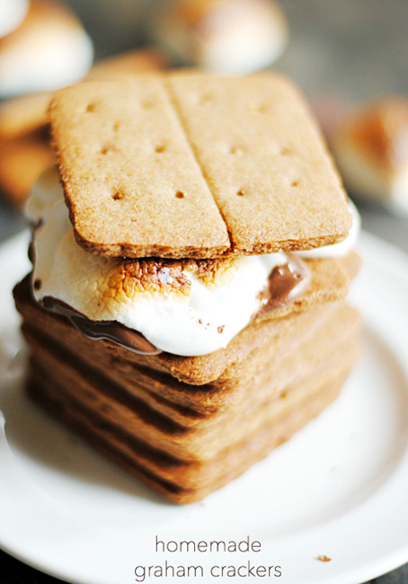 Homemade Graham Crackers S’mores