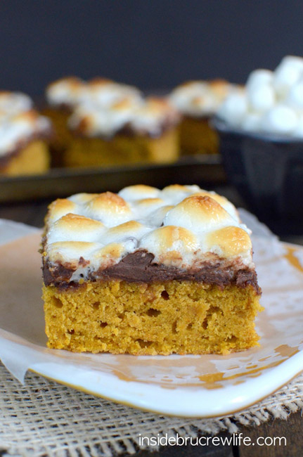 Pumpkin S’mores Bars