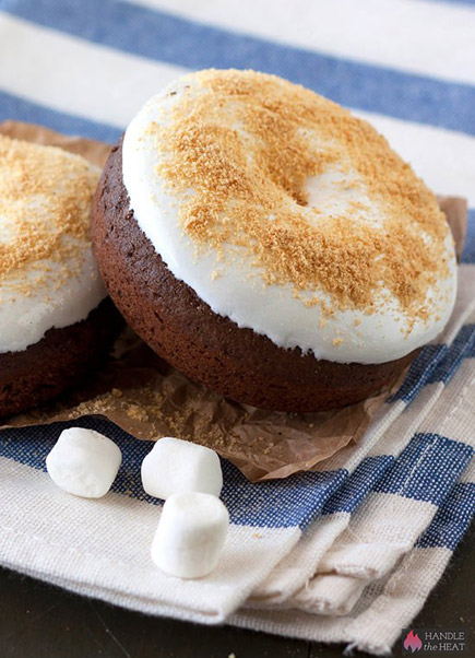 Baked S’mores Doughnuts