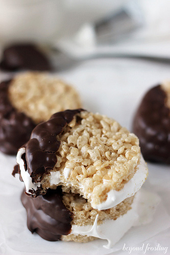 Rice Krispie Treat S’mores