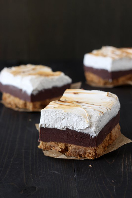S’mores Fudge Bars